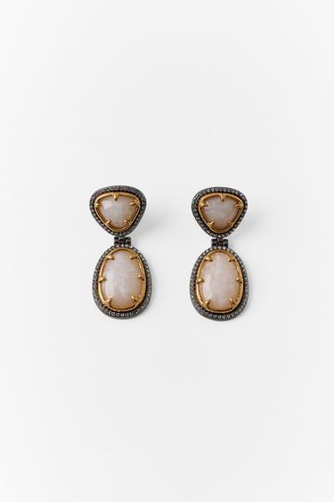 ANTING BATU BERKILAU - Emas / Perak dari Zara