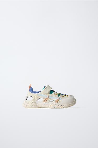 BAREFOOT SPORTY SANDALS - White by Zara