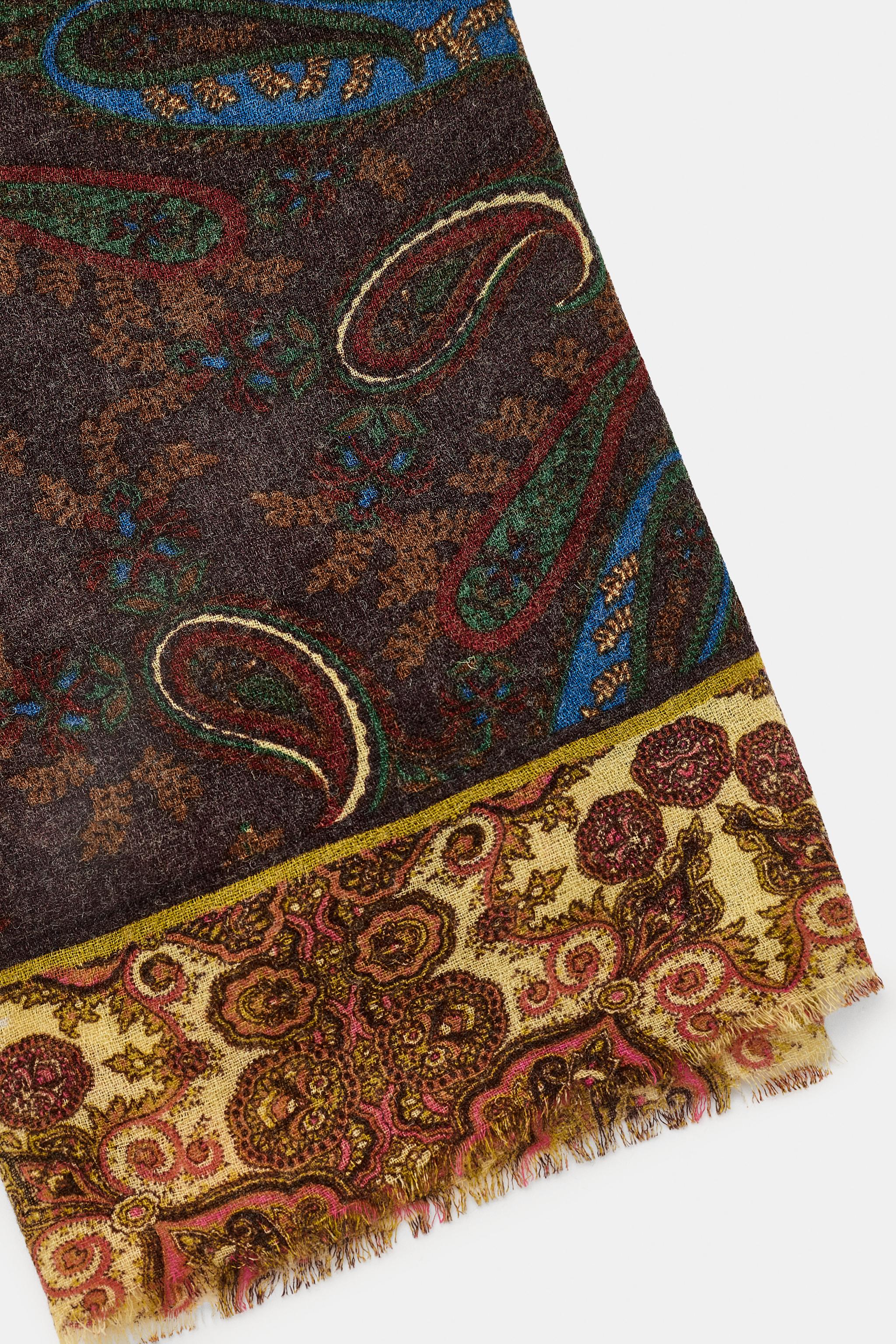 PAISLEY PRINT SCARF