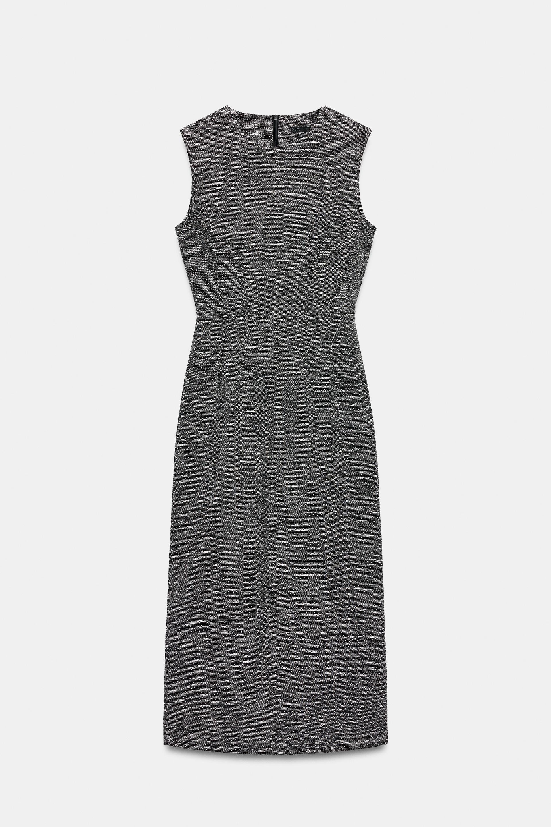 STRUCTURED MIDI DRESS thumbnail 7