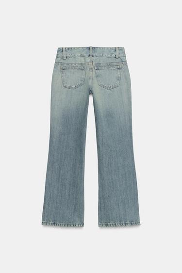 JEANS TRF TIRO BAJO BOLSILLOS - Azul claro de Zara