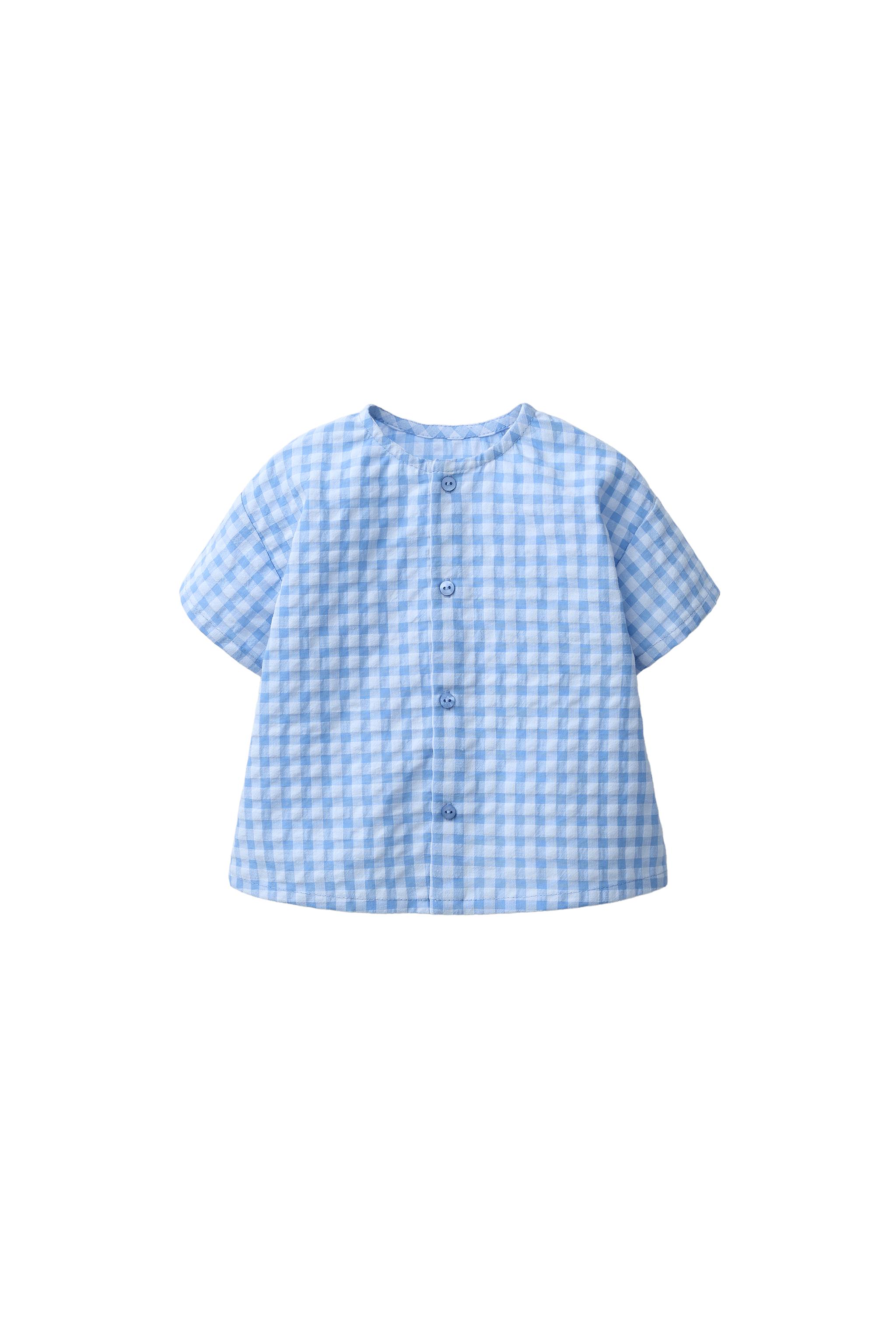 kidsZARAチェック柄スーツ、ホワイトシャツ 6点セット