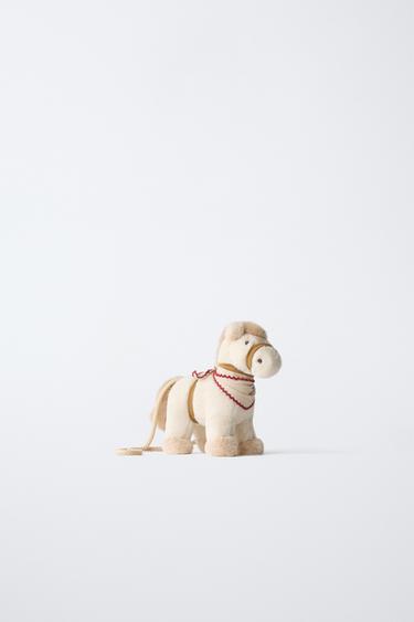 SHEEPSKIN PONY BAG - Ecru White by Zara - Image 1