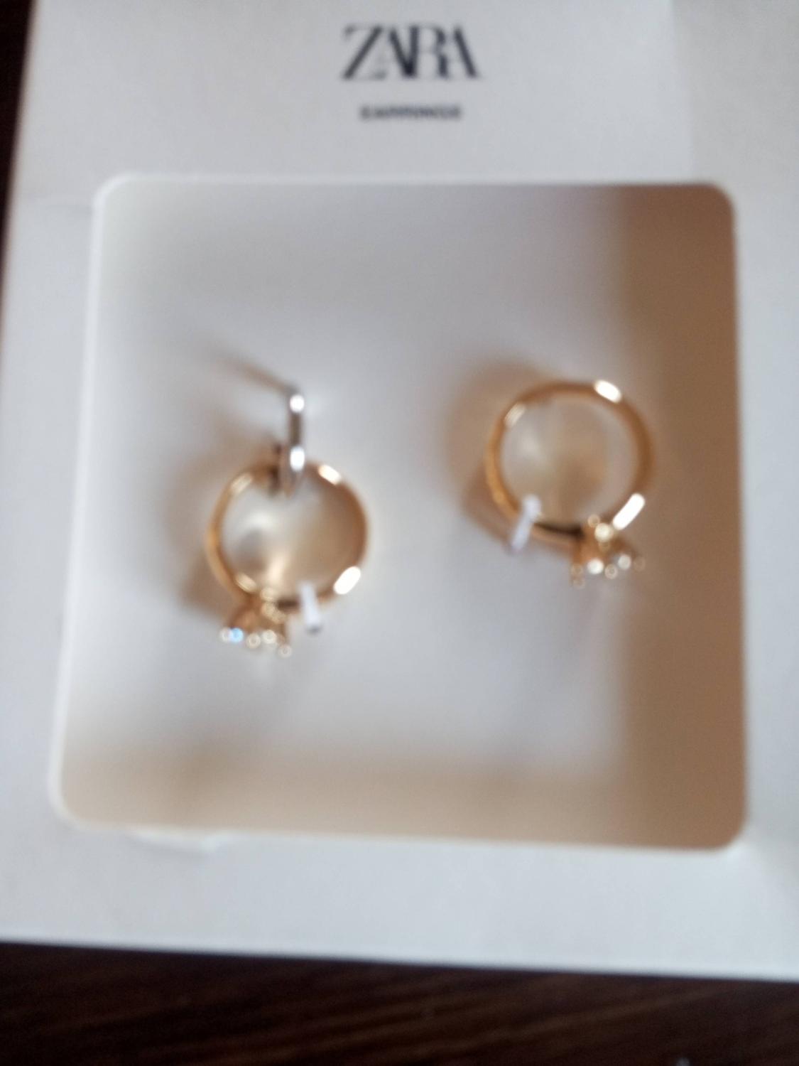 RHINESTONE RING EARRINGS - Image 5