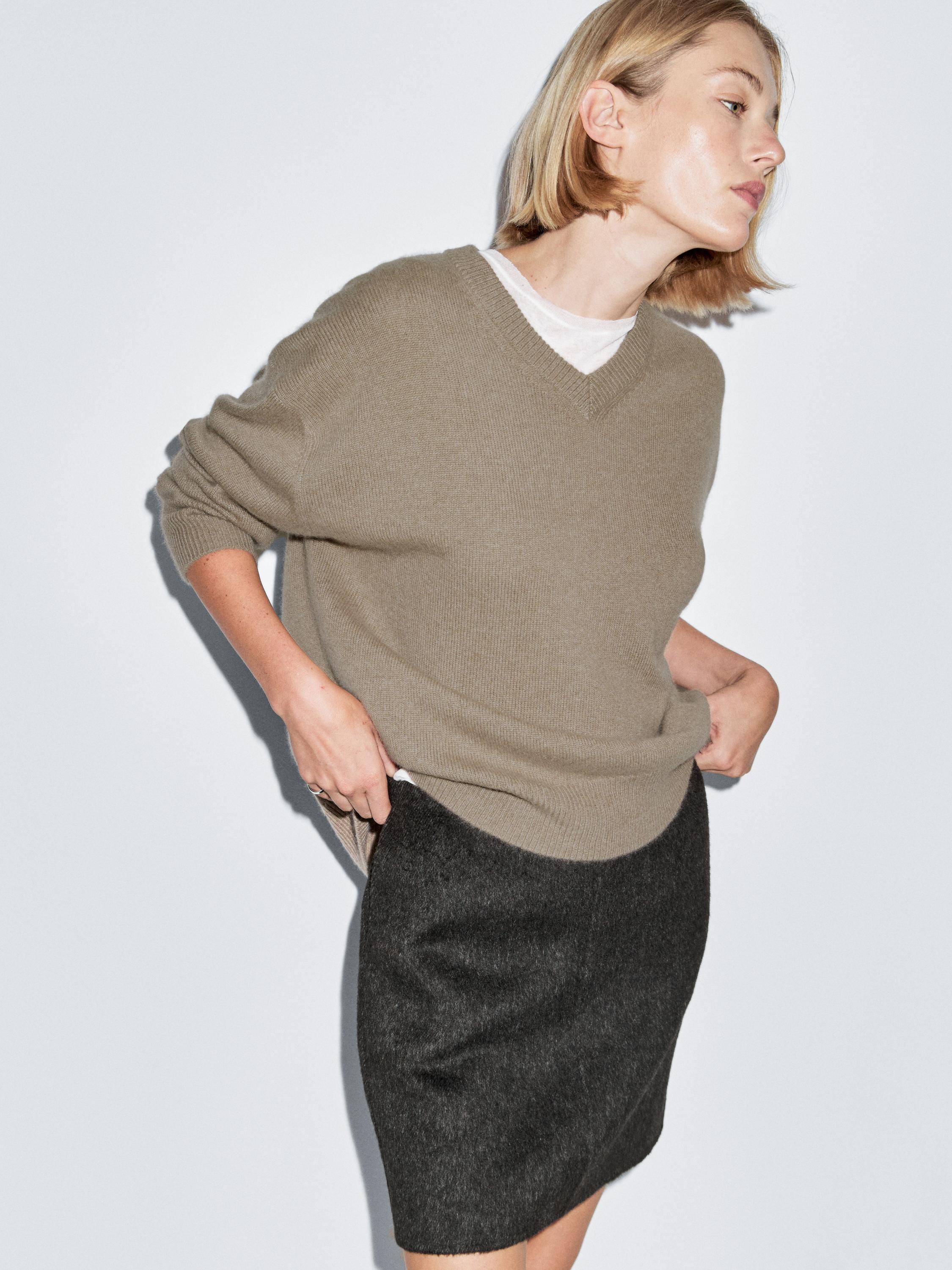 Jupe courte fausse fourrure