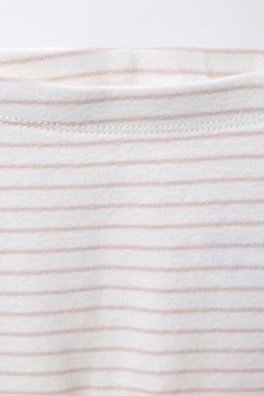 LOT BODY ET LEGGING PIÈCE OURS ET RAYURES - Vison de Zara - Image 4