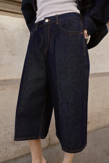 BERMUDA Z1975 LONGUE EN DENIM - Bleu de Zara - Image 2