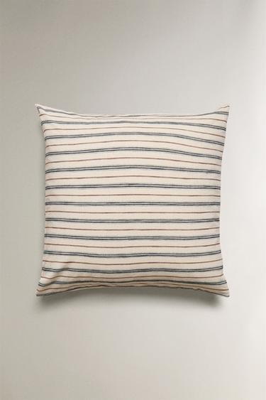 DYED THREAD PILLOWCASE - Light beige by Zara - Image 1