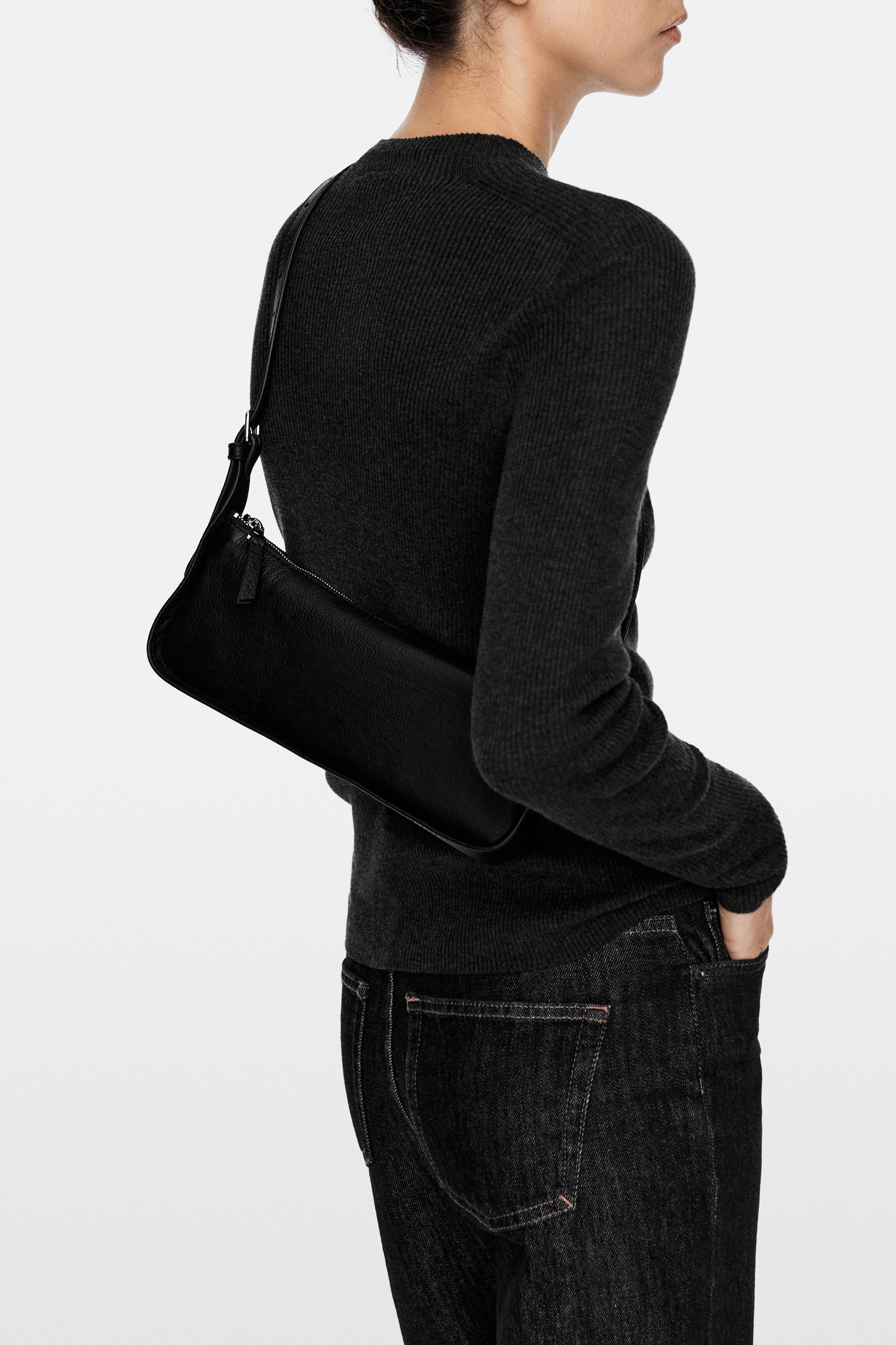 Mini sac porté épaule en cuir