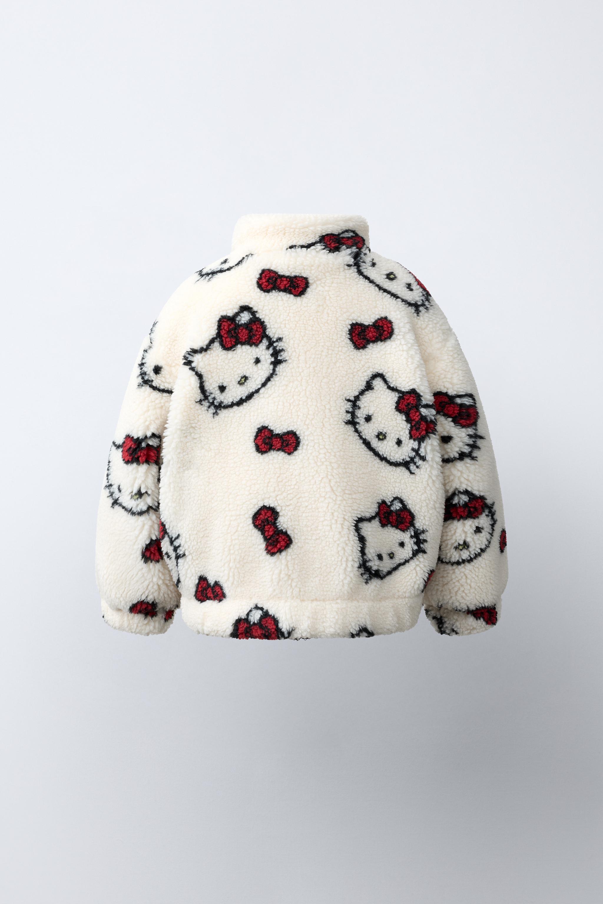 HELLO KITTY © SANRIO FAUX SHEARLING JACKET