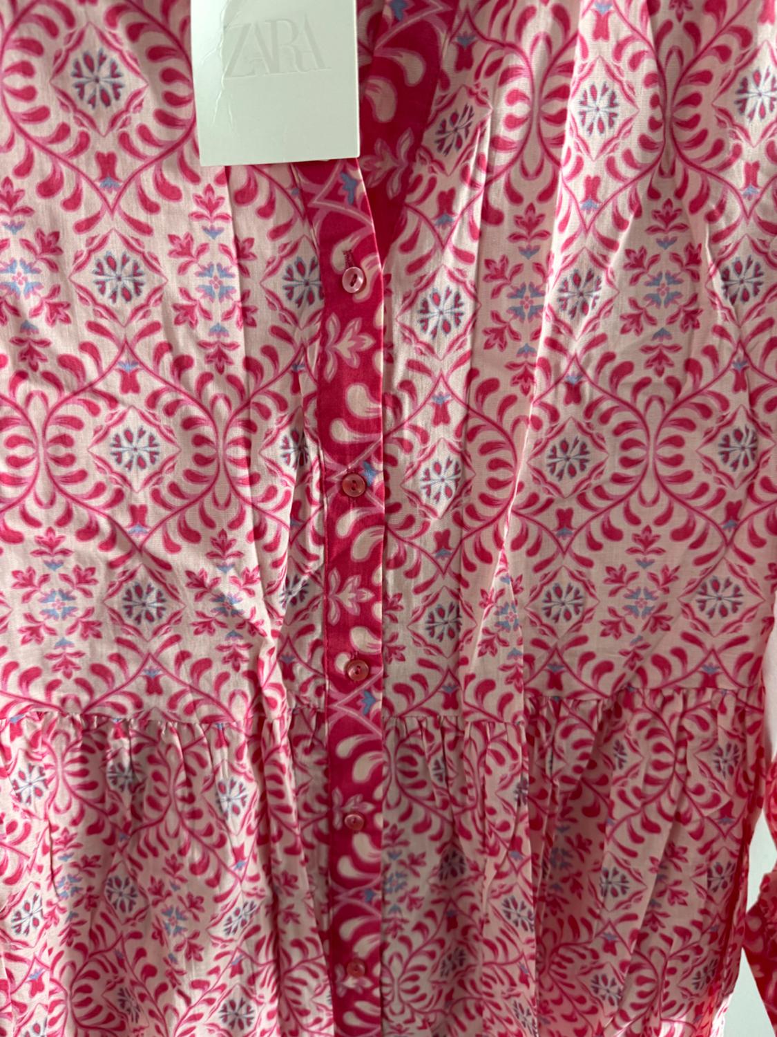 PRINTED MIDI DRESS - Image 4