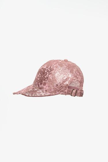 LIMITED EDITION LACE FLOWER CAP — Pink 2