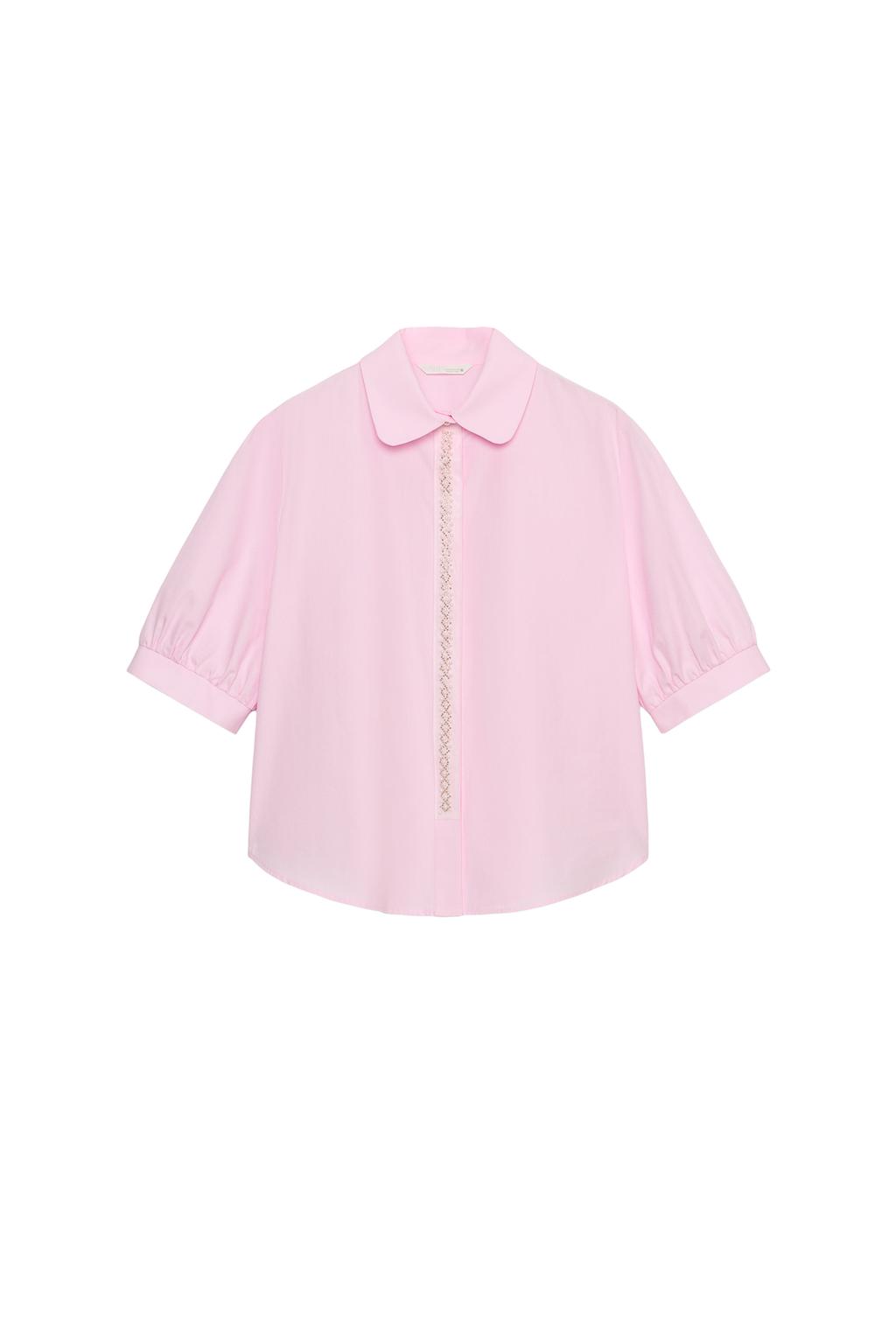 SHORT SLEEVE SHIRT WITH PEARLS - image 3