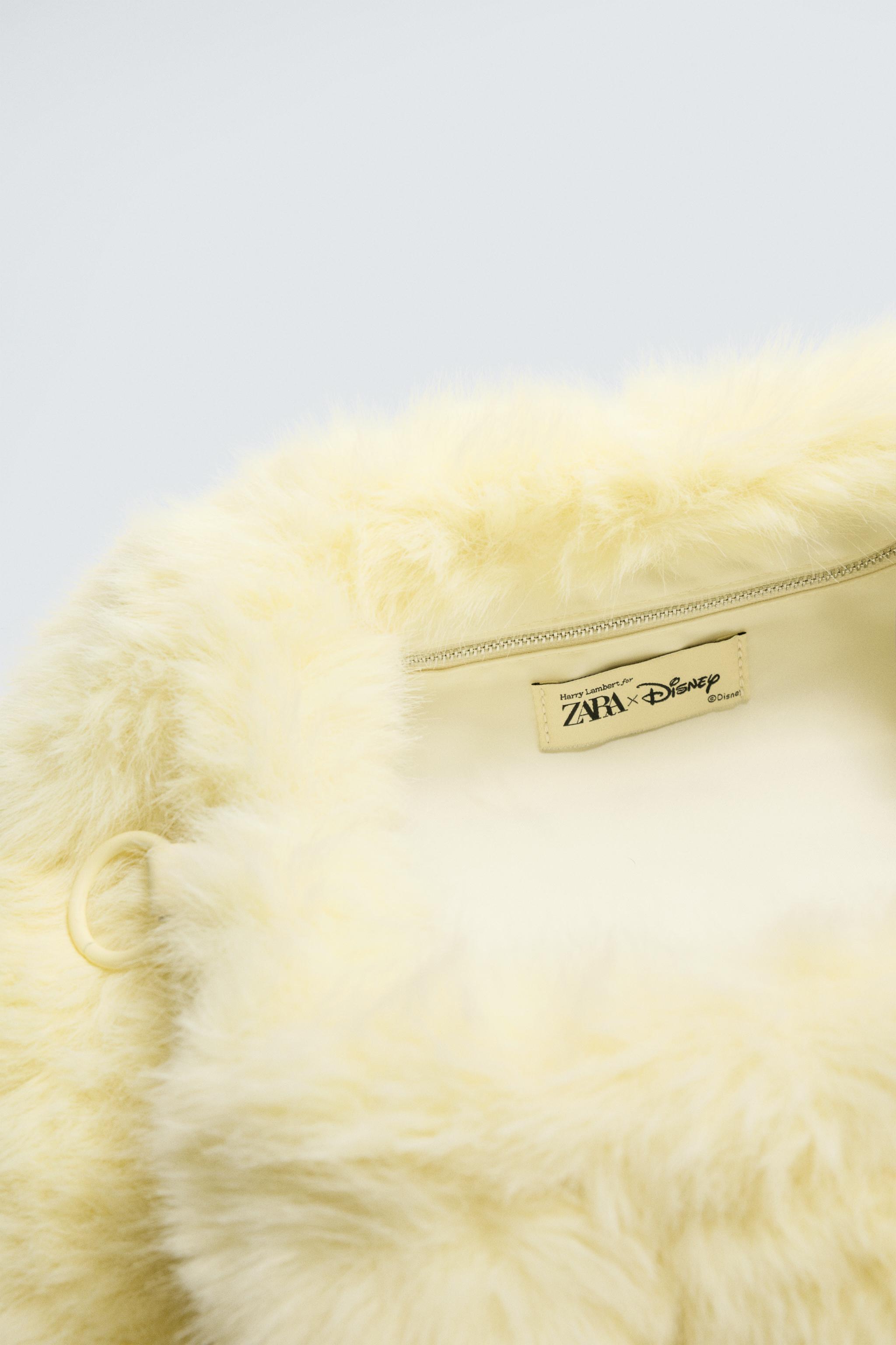 SAC ENVELOPPE EFFET FOURRURE HARRY LAMBERT FOR ZARA x DISNEY