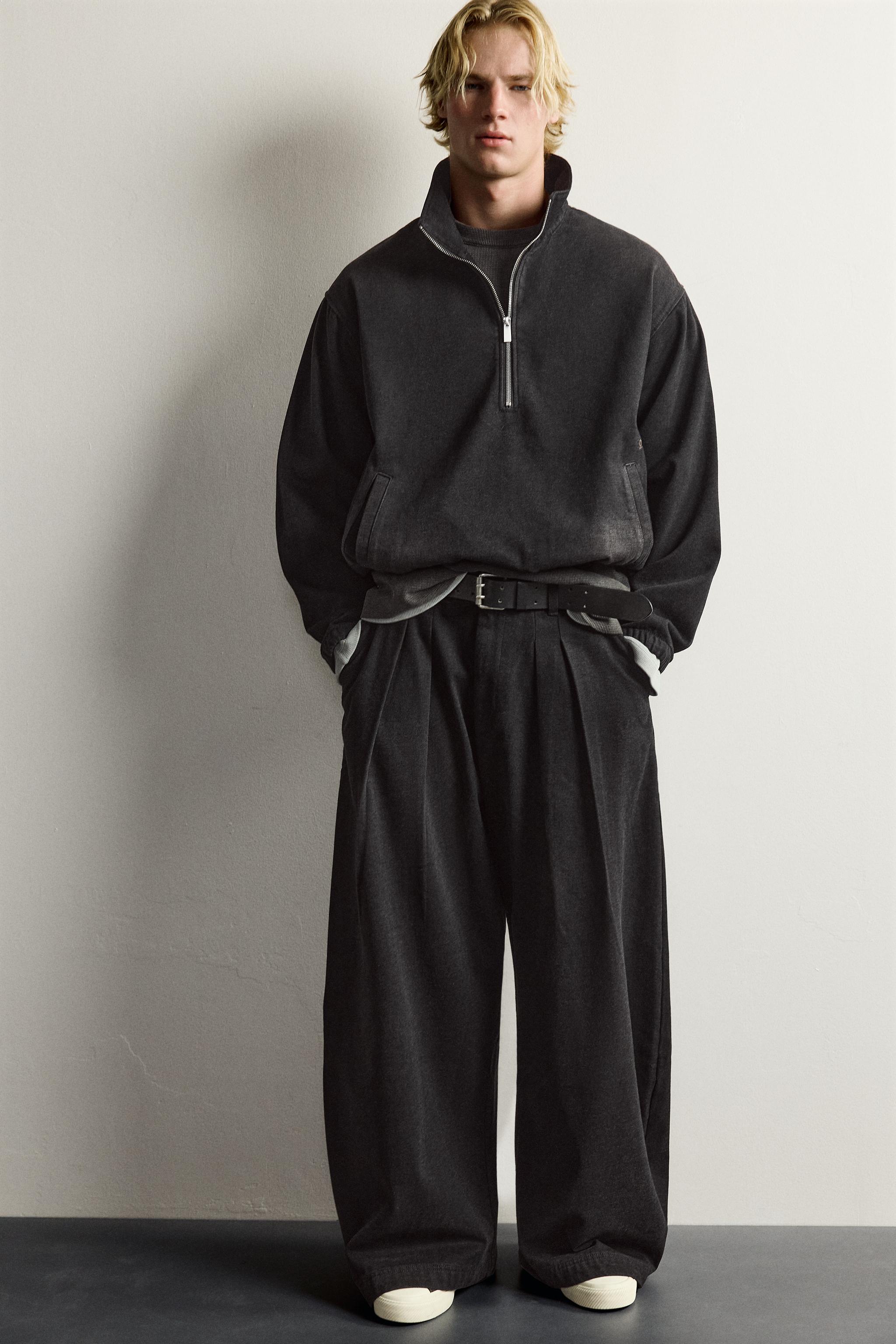 BRUSHED DENIM ANORAK