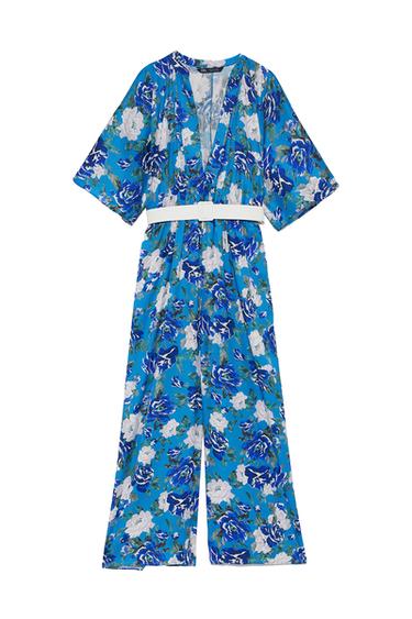MONO ESTAMPADO FLORAL CINTURÓN