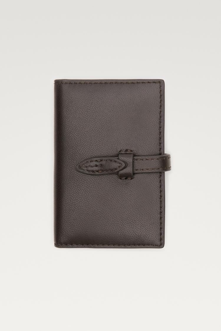 Nappa leather wallet — Brown