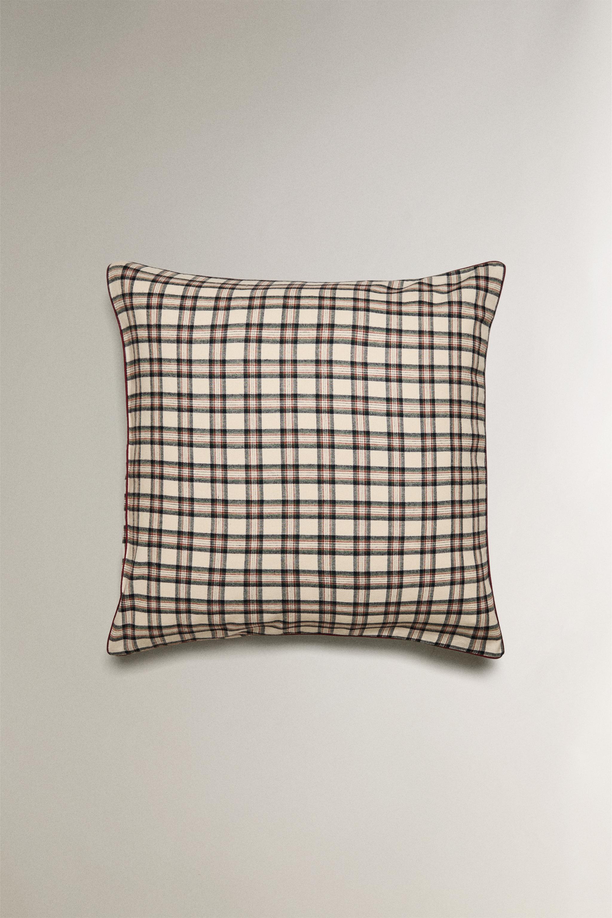 CHILDREN’S CHECK FLANNEL CHRISTMAS PILLOWCASE