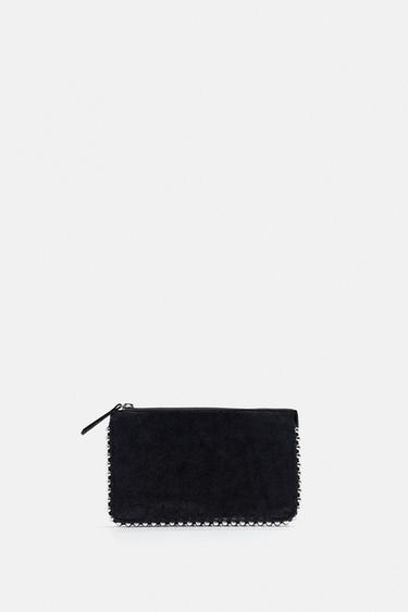 CARTERA BANDOLERA TACHAS - Negro de Zara