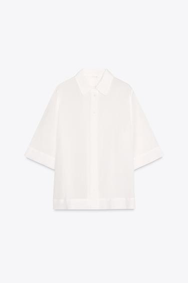 RAMIE SHIRT ZW COLLECTION - White by Zara