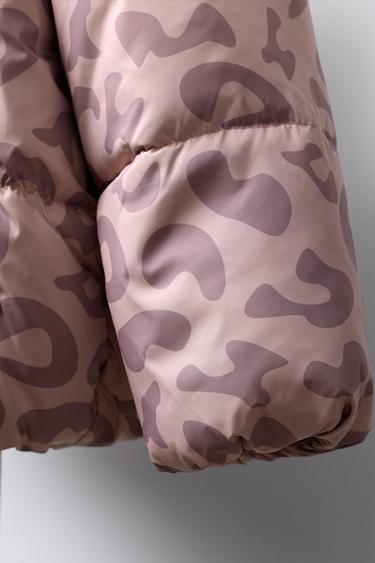 MANTEAU IMPRIMÉ ANIMAL DÉPERLANT - Rose de Zara - Image 5