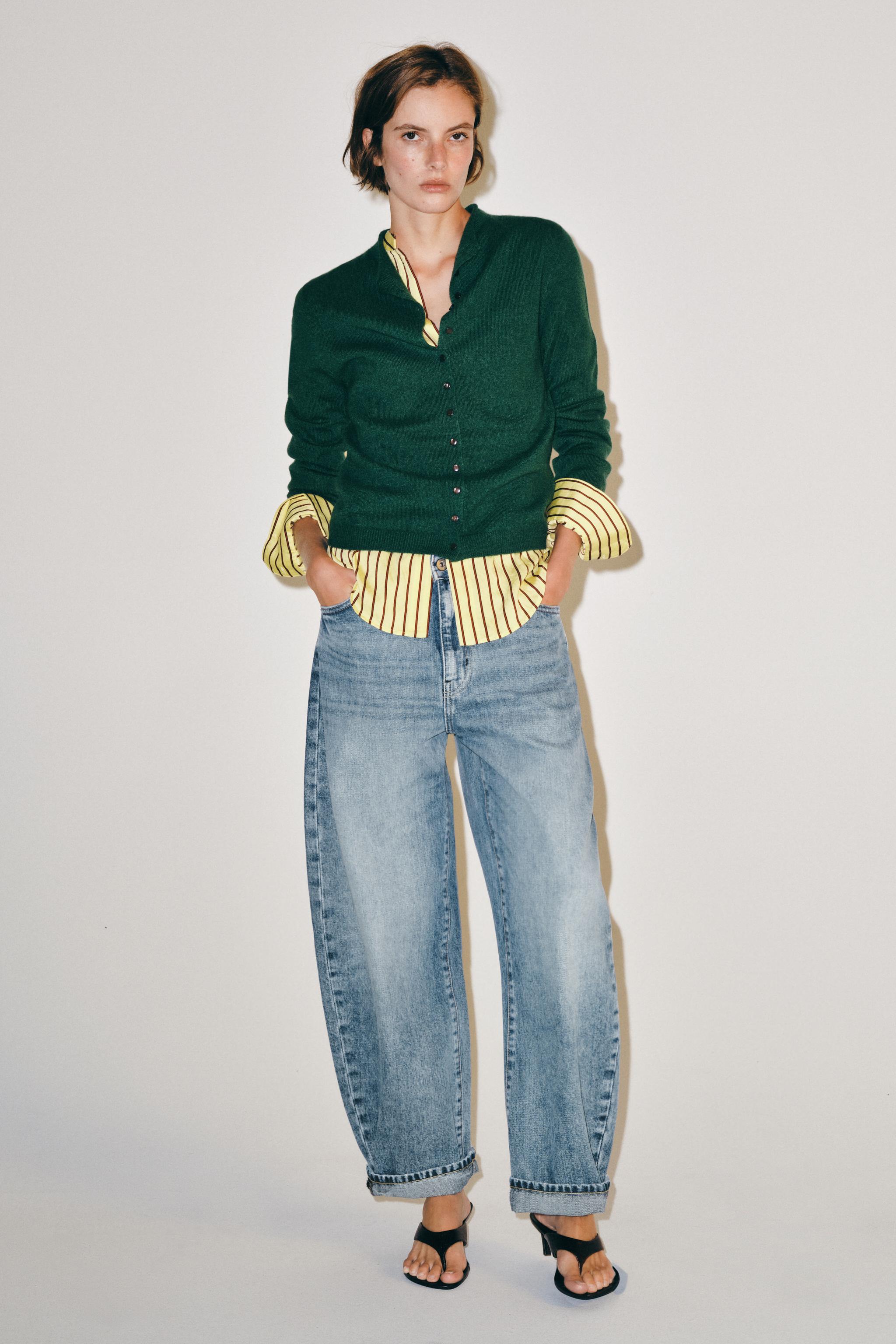 Zara %100 KAŞMİR DİK YAKA HIRKA görsel 7