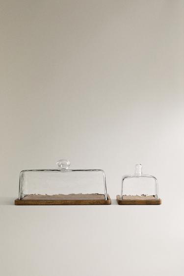RECTANGULAR TRAY WITH LID - Light beige by Zara - Image 0