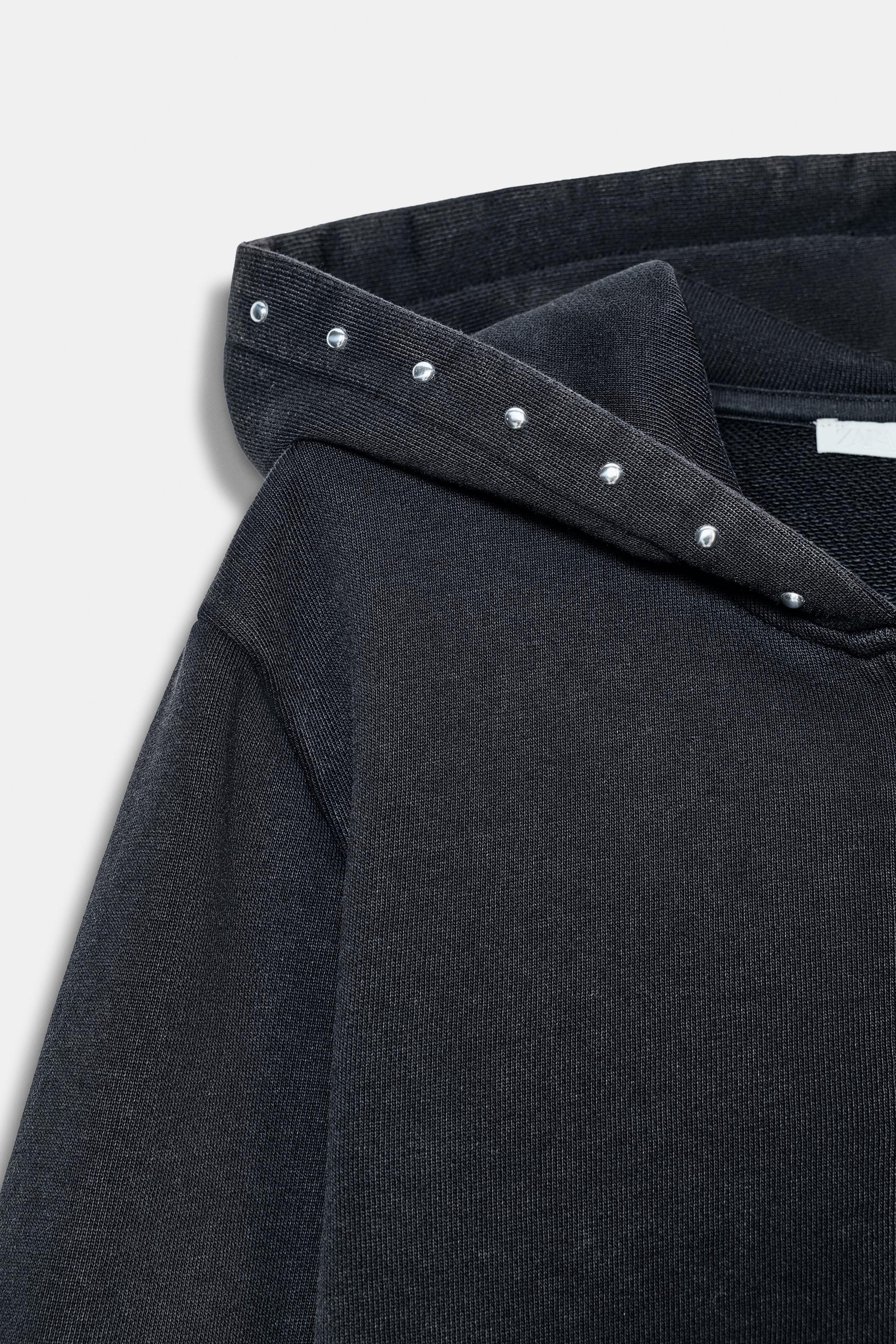 SOLUK GÖRÜNÜMLÜ ZIMBALI SWEATSHIRT - Görsel 9