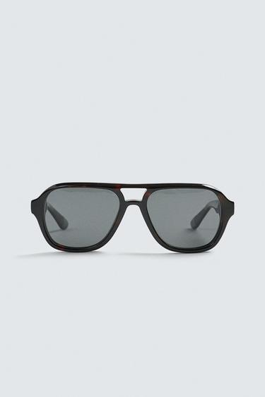 SQUARE SUNGLASSES - Tortoiseshell by Zara