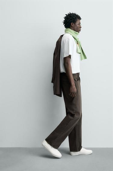 STRAIGHT-LEG JEANS - Brown by Zara - Image 5