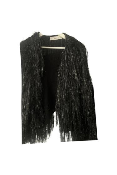 CHAQUETA PUNTO PELO BRILLO