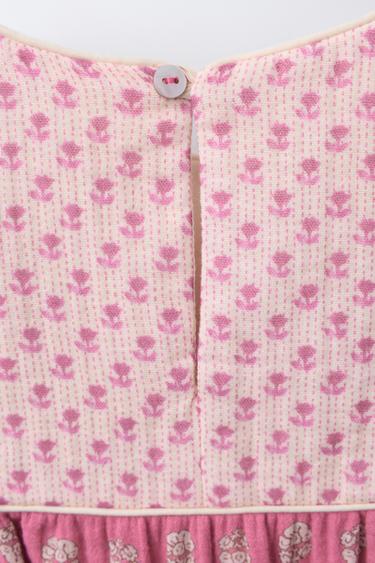ROBE IMPRIMÉE - Rose de Zara - Image 3