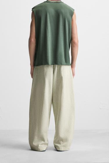STRIPED BAGGY FIT TROUSERS - striped by Zara - Image 2