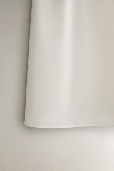 EMBROIDERED COTTON NIGHTDRESS - Ecru by Zara - Image 4