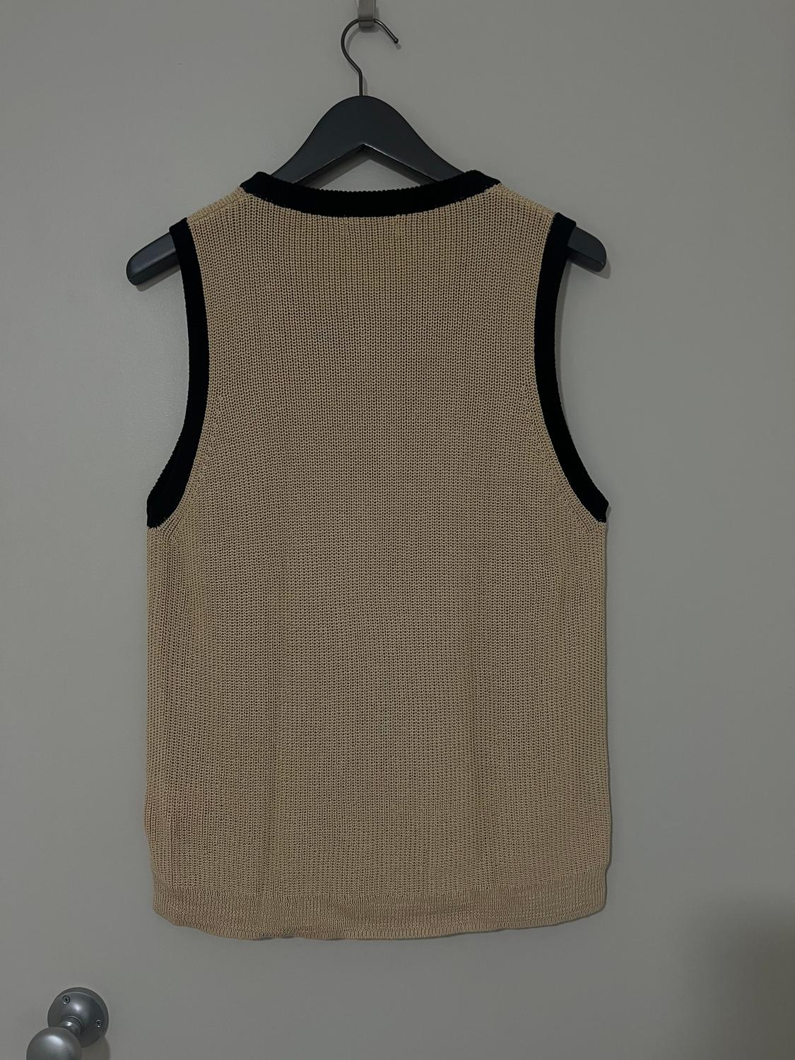 CONTRAST KNIT TANK TOP - Image 4