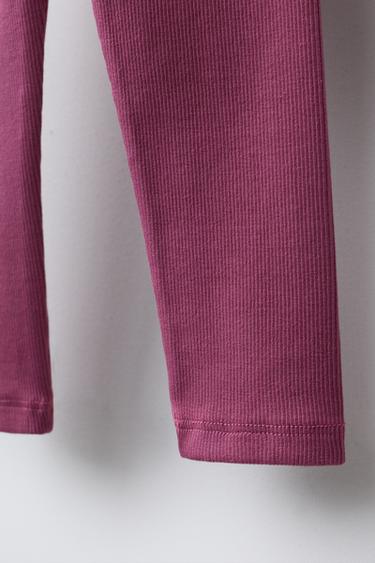 RIBLEGGING MET LABEL - FRAMBOOS van Zara