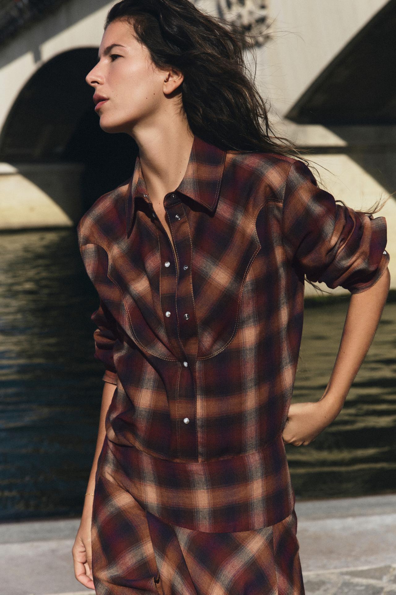 CHECKED SHIRT — Multicolored