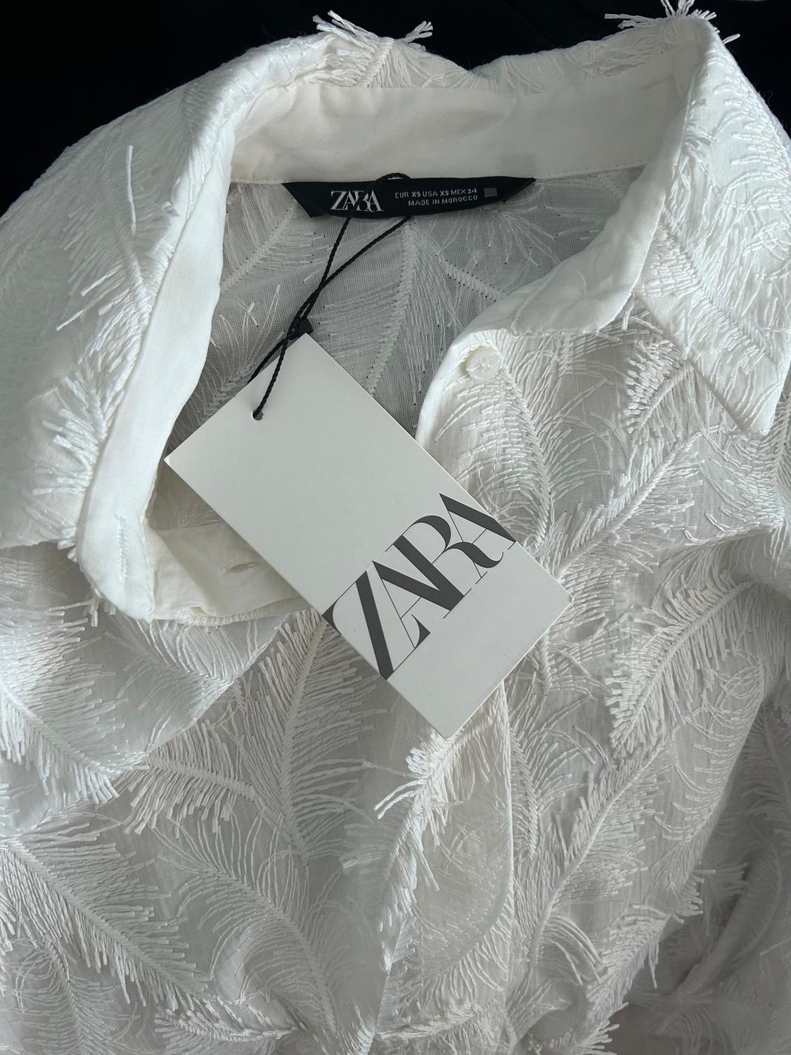 SHIRT WITH FRINGED TRIMS - Image 5