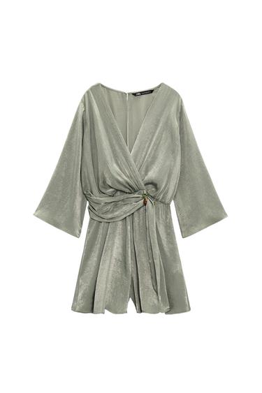 LINK SATIN EFFECT JUMPSUIT