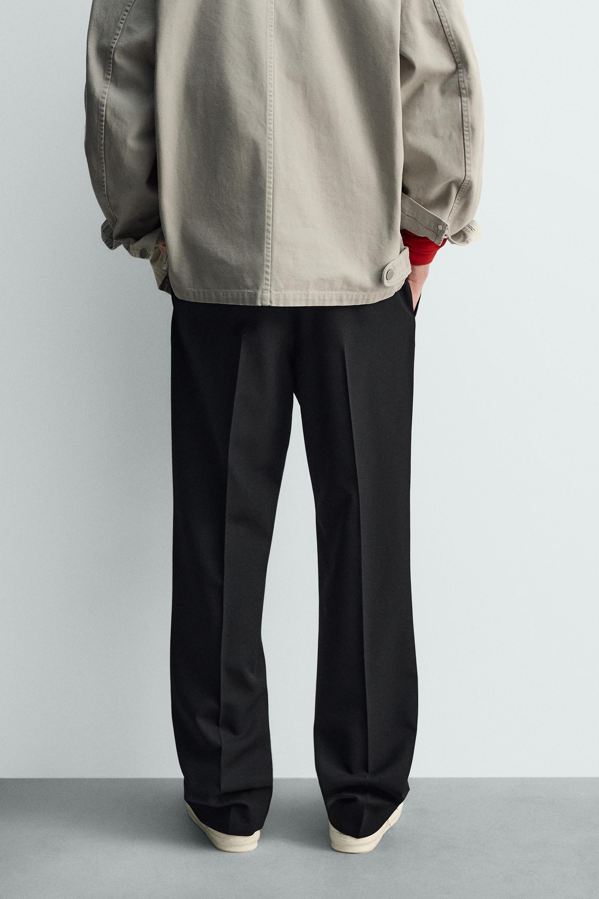 PANTALON STRAIGHT FIT AVEC LAINE
