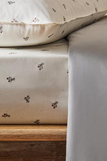 DRAP-HOUSSE ENFANT IMPRIMÉ PETIT CANARD - Blanc cassé de Zara - Image 5