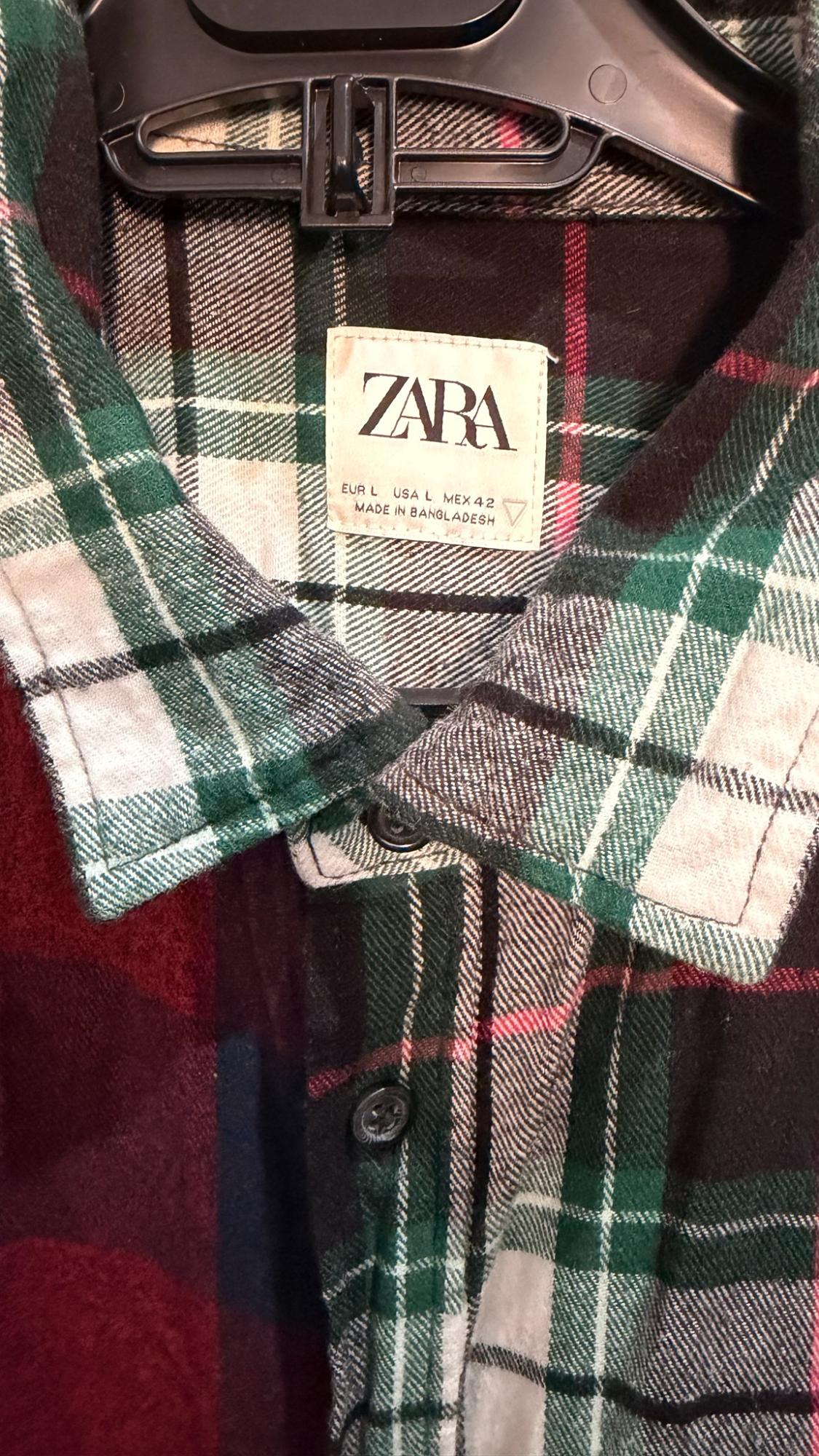 CONTRAST CHECK OVERSHIRT - Image 3