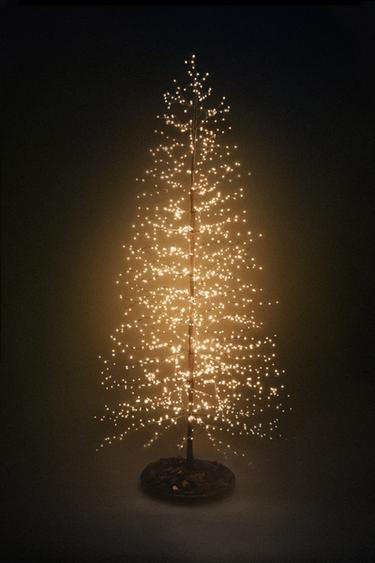 Zara LED LIGHT CHRISTMAS TREE (98.4") - Brown