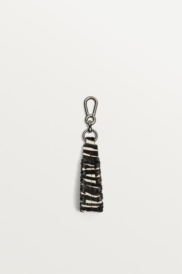 Zara LEATHER KEYCHAIN - Multi-color