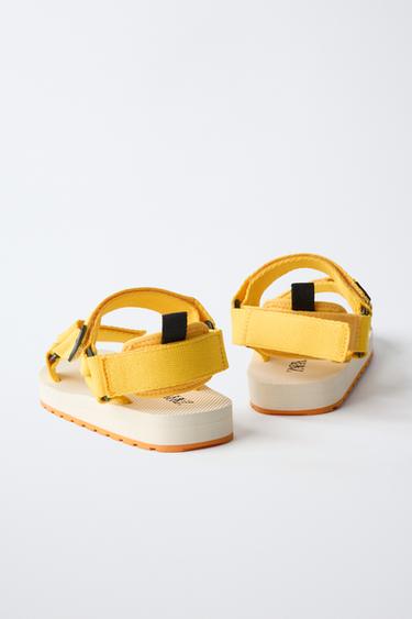 TECHNICAL SANDALS - Yellow by Zara - Image 4