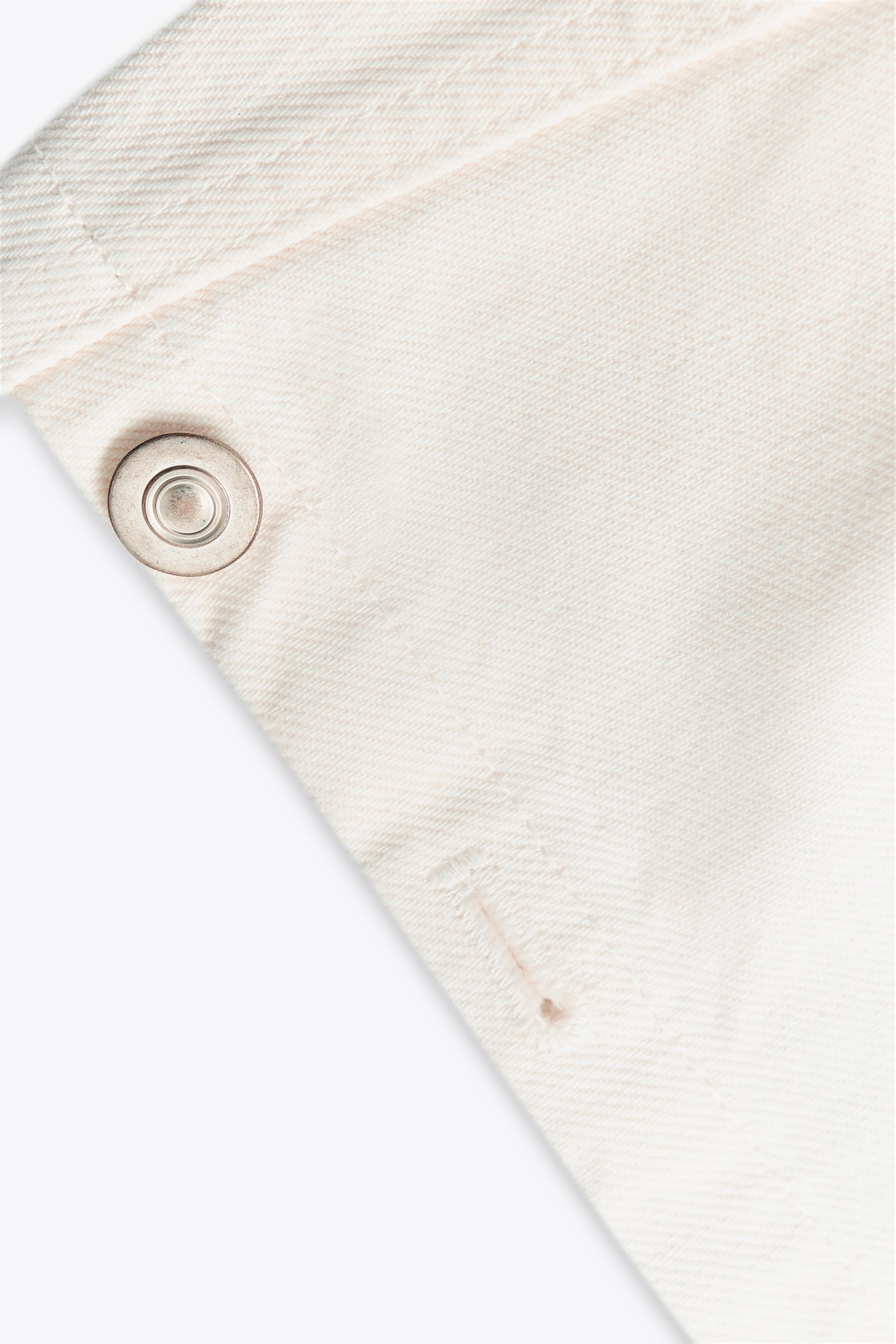 TRF ベルト デニムジャケット - オフホワイト | ZARA Japan / 日本
