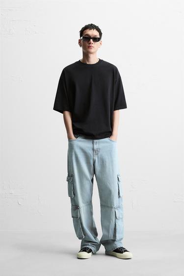 BASIC BOXY FIT T-SHIRT - Black by Zara - Image 0
