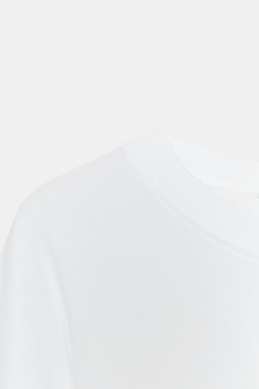 SUPIMA® SLIM FIT T-SHIRT - White by Zara - Image 6