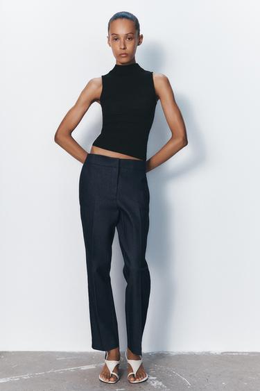 PANTALÓN TOBILLERO SOFT - Azul / Índigo de Zara