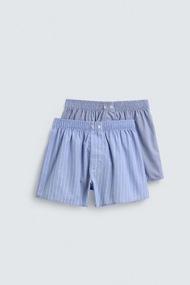 2-PACK OF COMBINED POPLIN BOXERS - various by Zara